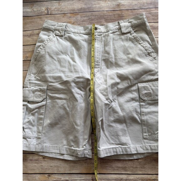 Carhartt Shorts Mens 38 Beige Cargo Pockets Casual Baggy Utility Work B164PUT - Picture 6 of 8